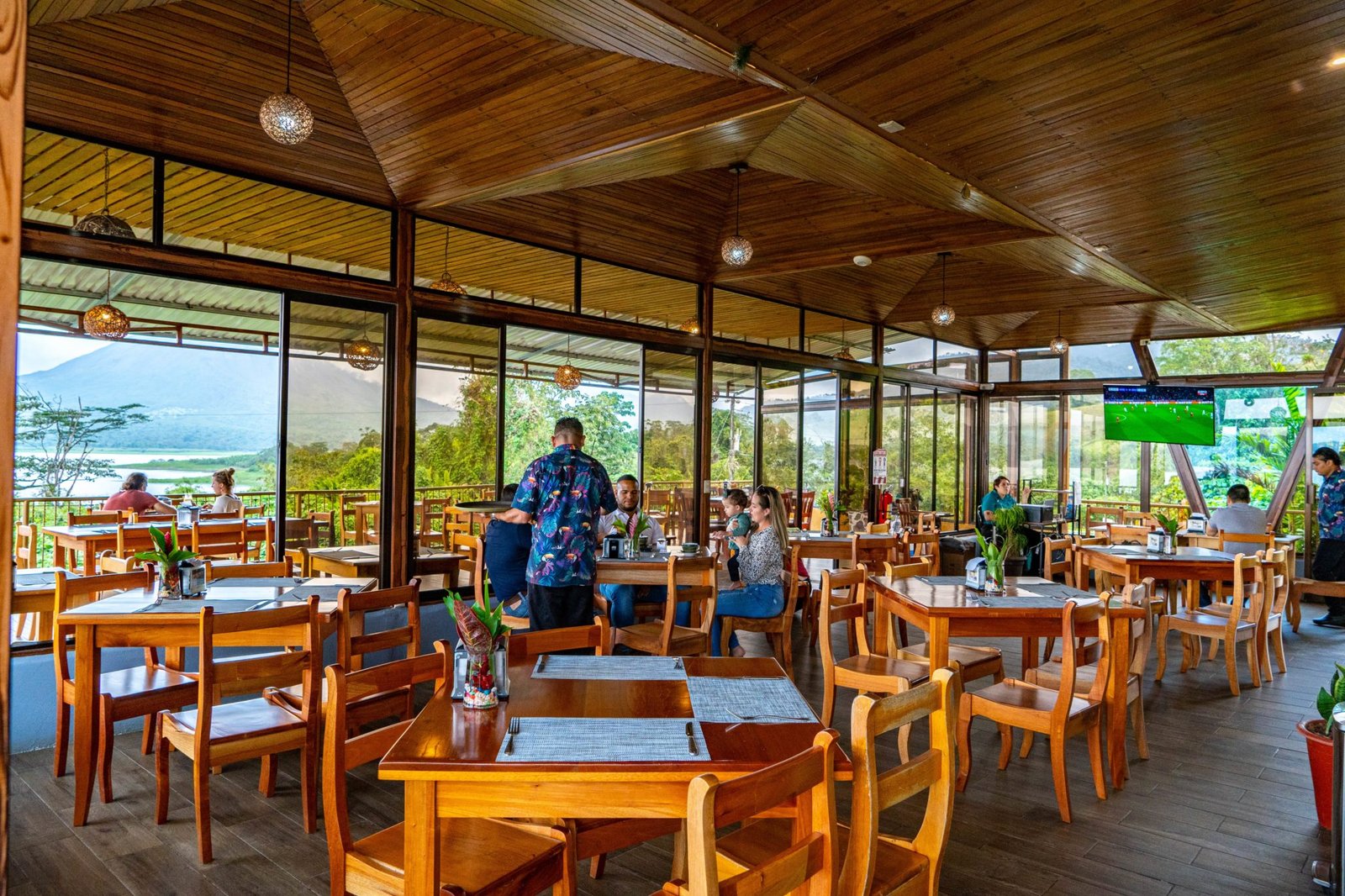 Vista panorámica del restaurante